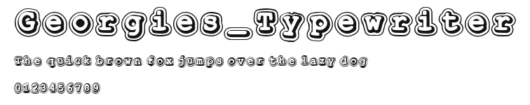 Georgies_Typewriter Preview