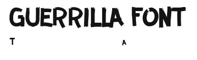 GUERRILLA FONT Preview