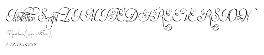 Invitation Script LIMITED FREE VERSION Preview