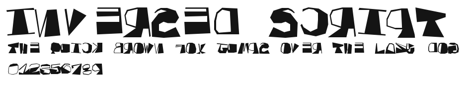 Inversed Script Preview
