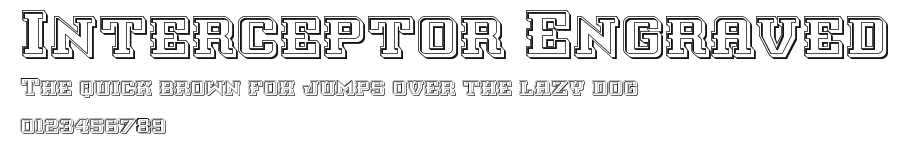 Interceptor Engraved Preview