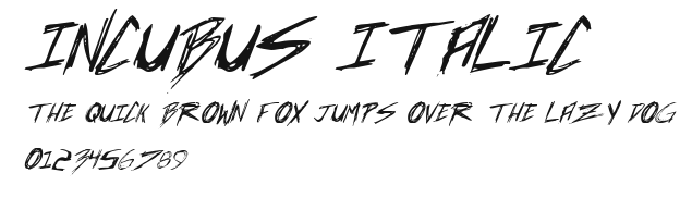 Incubus Italic Preview