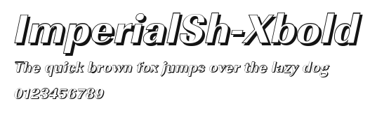 ImperialSh-Xbold Preview