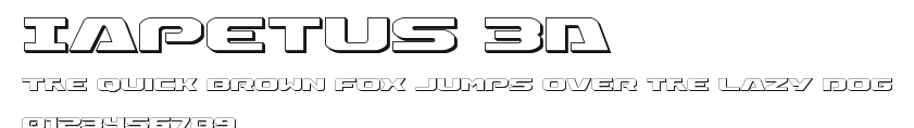 Iapetus 3D Preview