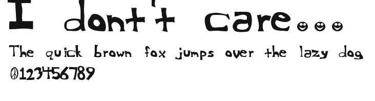 I dont't care... Preview