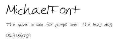 MichaelFont Preview
