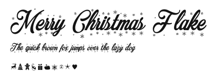 Merry Christmas Flake Preview