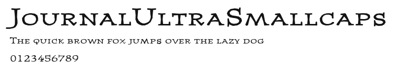 JournalUltraSmallcaps Preview