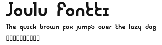 Joulu Fontti Preview