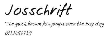 Josschrift Preview