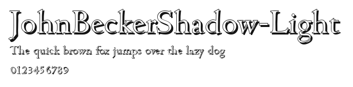 JohnBeckerShadow-Light Preview