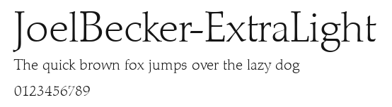 JoelBecker-ExtraLight Preview