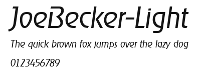 JoeBecker-Light Preview