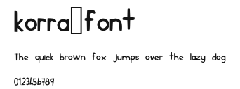 korra_font Preview