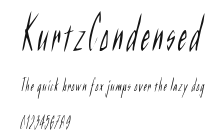 KurtzCondensed Preview