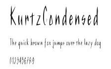 KurtzCondensed Preview