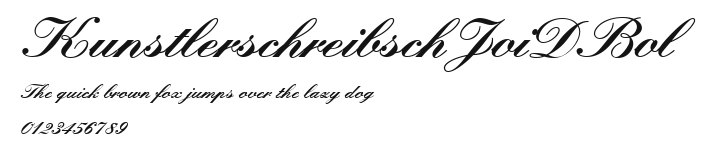 KunstlerschreibschJoiDBol Preview