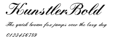 KunstlerBold Preview