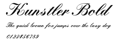 Kunstler Bold Preview