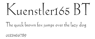Kuenstler165 BT Preview