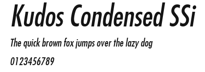 Kudos Condensed SSi Preview