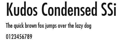 Kudos Condensed SSi Preview