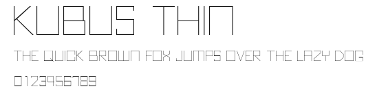 Kubus Thin Preview