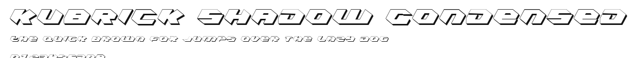 Kubrick Shadow Condensed Preview