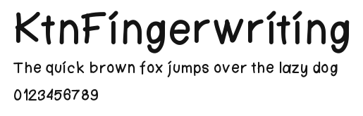 KtnFingerwriting Preview