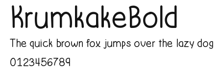 KrumkakeBold Preview