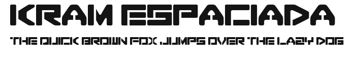 Kram espaciada Preview