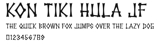 Kon Tiki Hula JF Preview