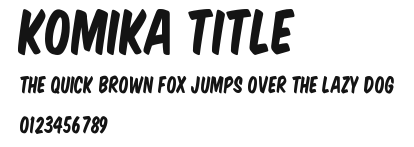 Komika Title Preview