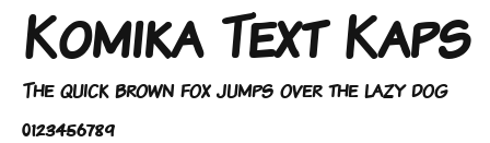 Komika Text Kaps Preview