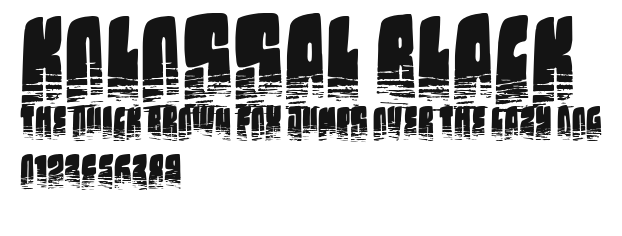 Kolossal black Preview