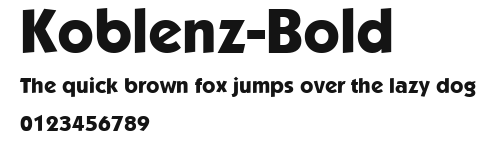 Koblenz-Bold Preview