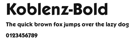 Koblenz-Bold Preview