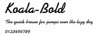 Koala-Bold Preview