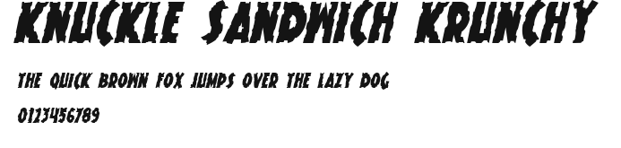 Knuckle Sandwich Krunchy Preview