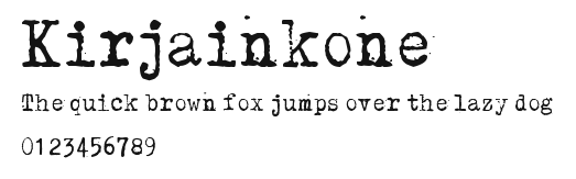 Kirjainkone Preview