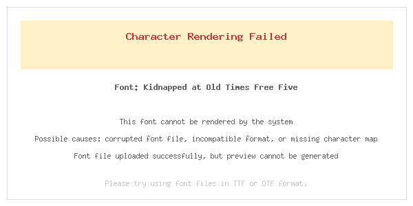 Kidnapped at Old Times Free Five Preview