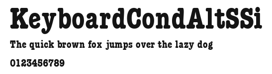 KeyboardCondAltSSi Preview