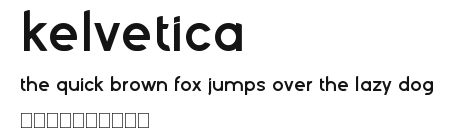 Kelvetica Preview