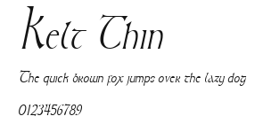Kelt Thin Preview