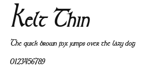 Kelt Thin Preview