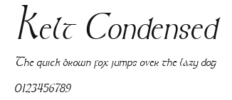 Kelt Condensed Preview