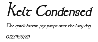 Kelt Condensed Preview