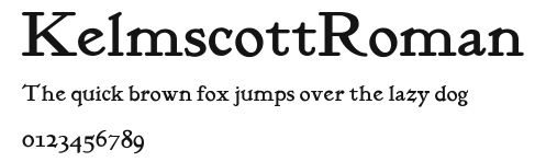 KelmscottRoman Preview