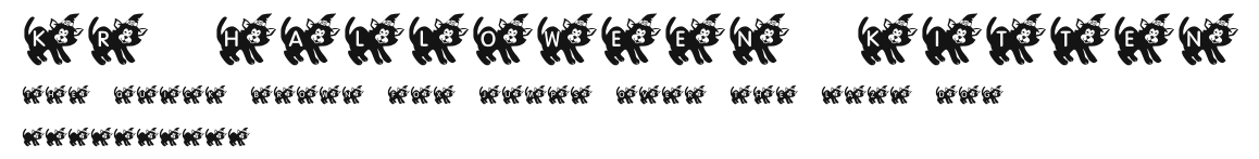 KR Halloween Kitten Preview