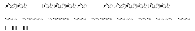KR Font Fishin Preview